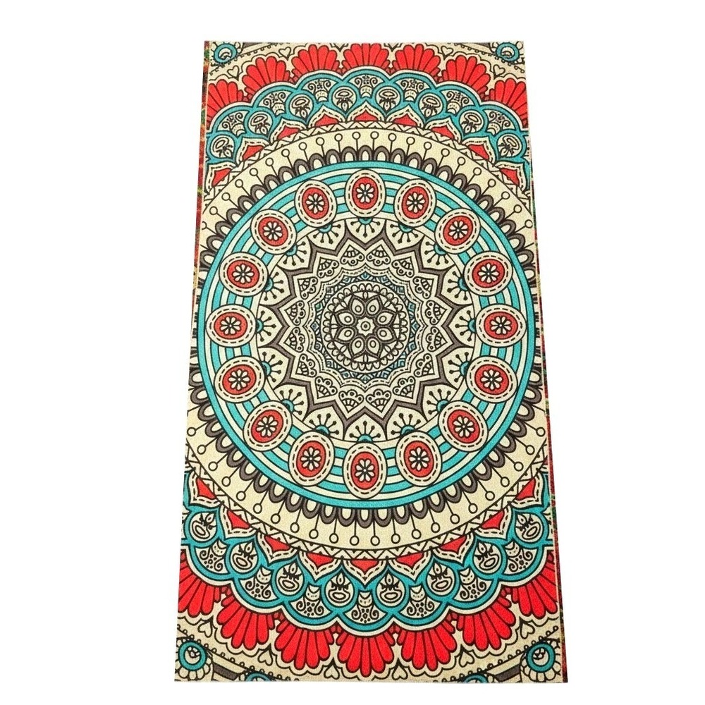 Boho Mandala Print Rectangular‎ Yoga or Beach Blanket Quick Dry